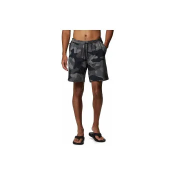 Columbia Casual Shorts Men's Camouflage Gray