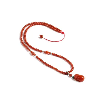 Phoenisess Southern Red Agate Necklaces Unisex