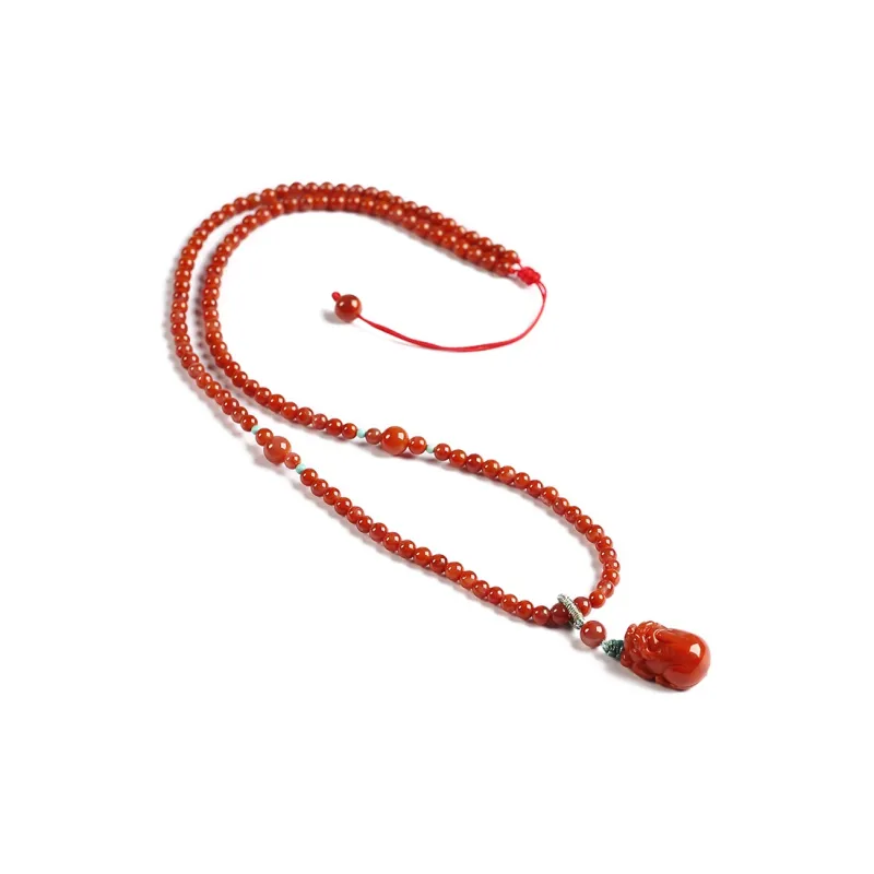 Phoenisess Southern Red Agate Necklaces Unisex-0