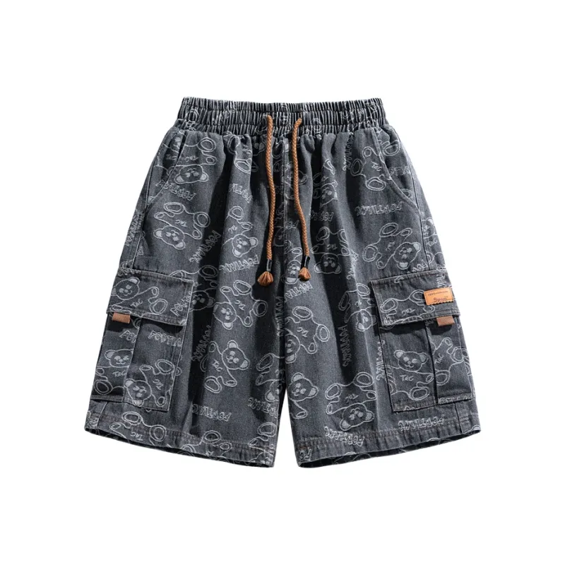 APUNCHLINEWORKSHOP Denim Shorts Unisex-2