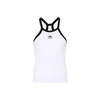 Marine Serre Crescent Moon embroidered Top