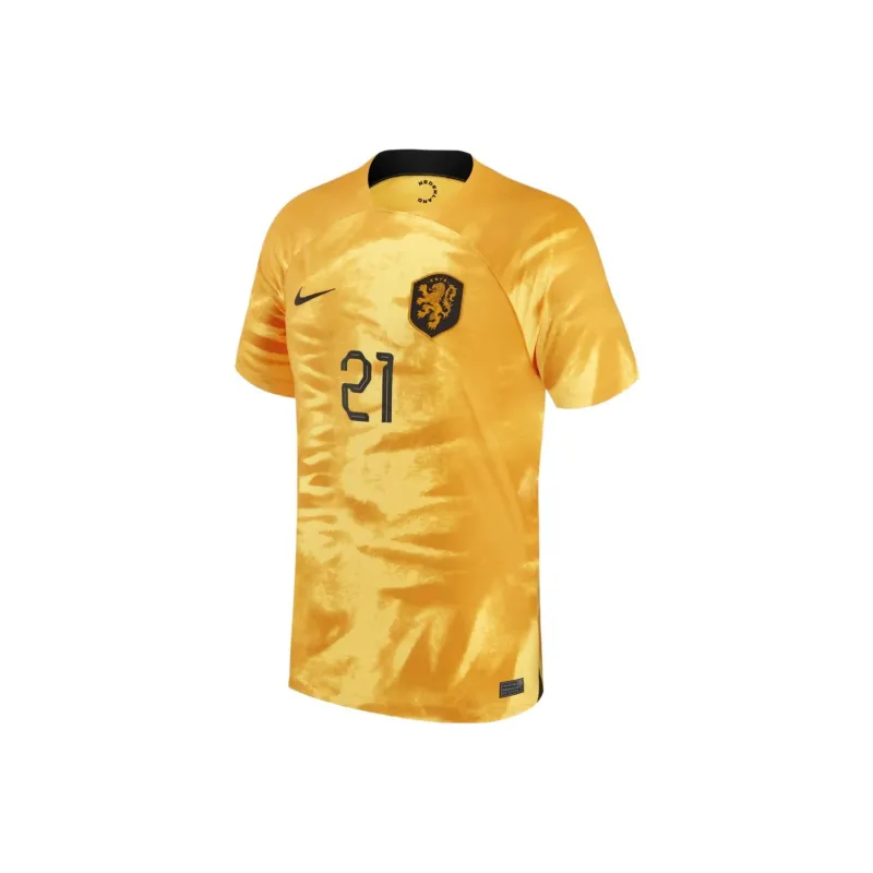 Nike Soccer Jerseys Men Orange-0
