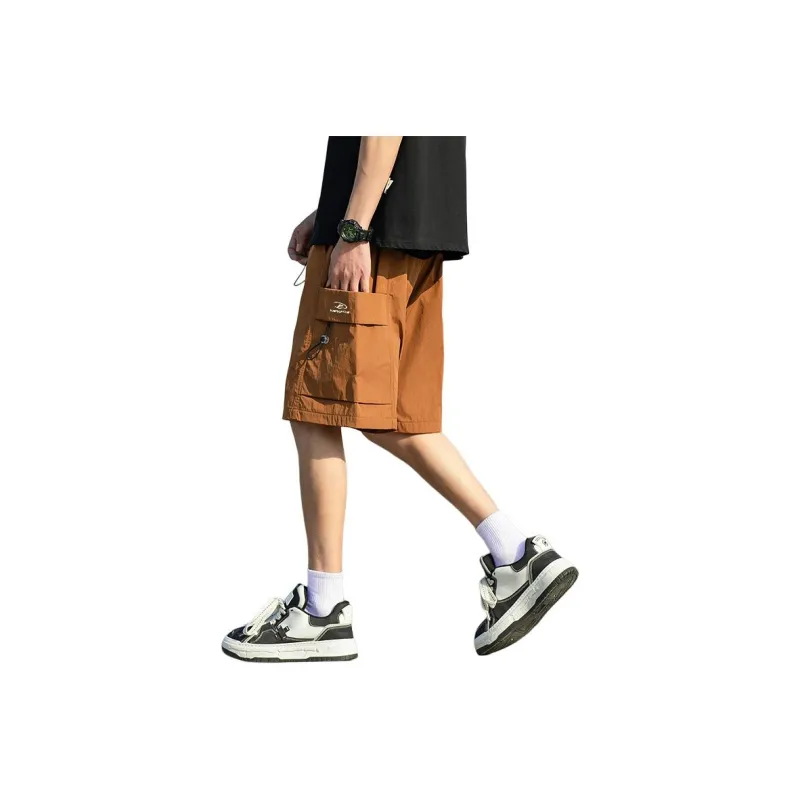 Warrior Huichao Riding The Wind Collection Cargo Shorts Unisex Purple-15