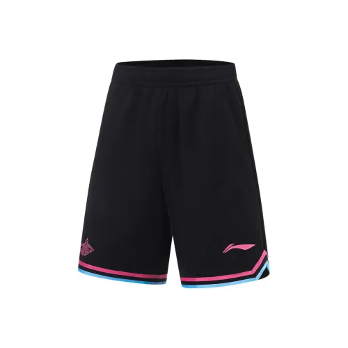 LiNing CBA Collection Basketball Collection Basketball Shorts Men's Black