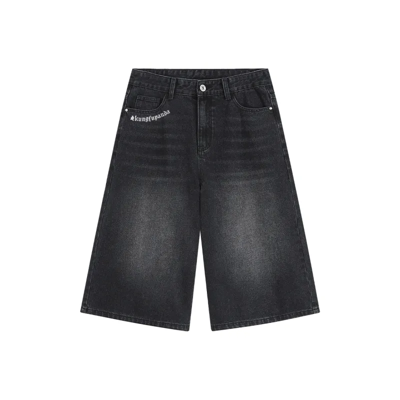 Kung Fu Panda Denim Shorts Unisex-21