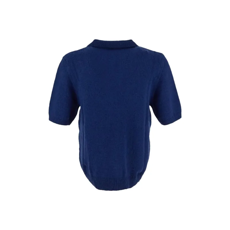 LANEUS Knitted Polo Shirt-1