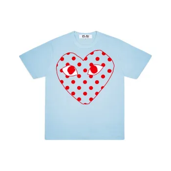 CDG Play T Shirts Women's Blue
