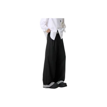 NEVER RULE Casual Pants Unisex Black