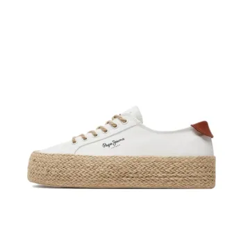 Pepe Jeans Kyle Classic Low Top Skateboard Shoes Women's White
