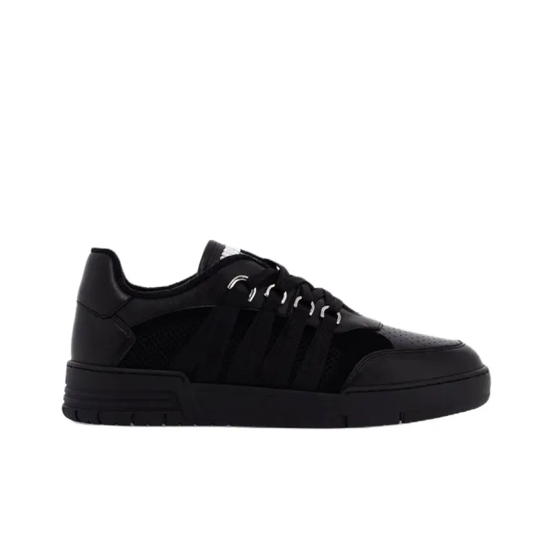 MOSCHINO Streetball Low Top Skateboard Shoes Men's Black-1