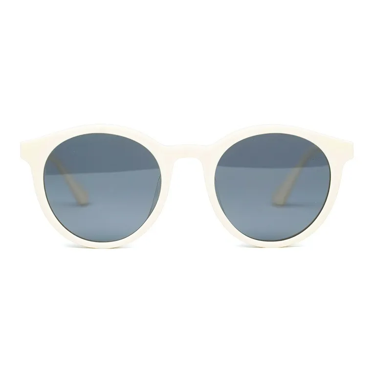 HELEN KELLER Plate Frame Oval Sunglasses Unisex-5