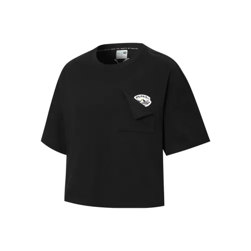 PUMA Crop Tops Women's Black