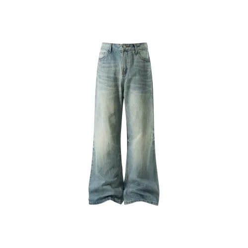 R.super Jeans Unisex Light Blue