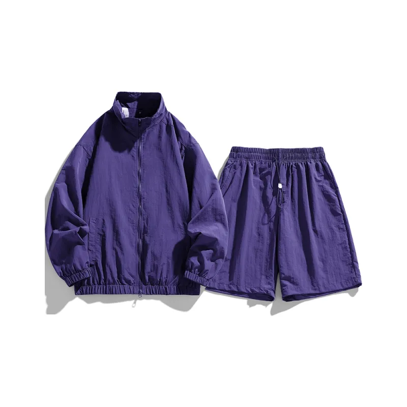 GOOSELIAR Coat, Shorts, Pants Three Piece Set Unisex-115