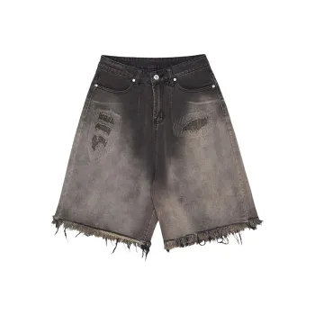 Universal Templates Denim Shorts Unisex Black
