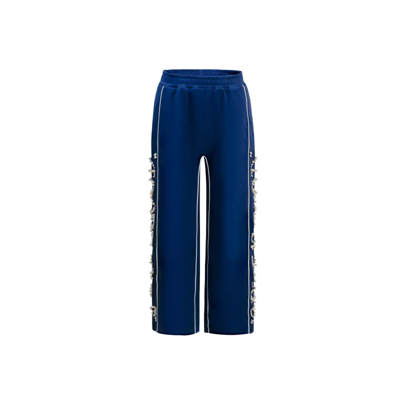 GOODBRAND Casual Pants Unisex Blue-0