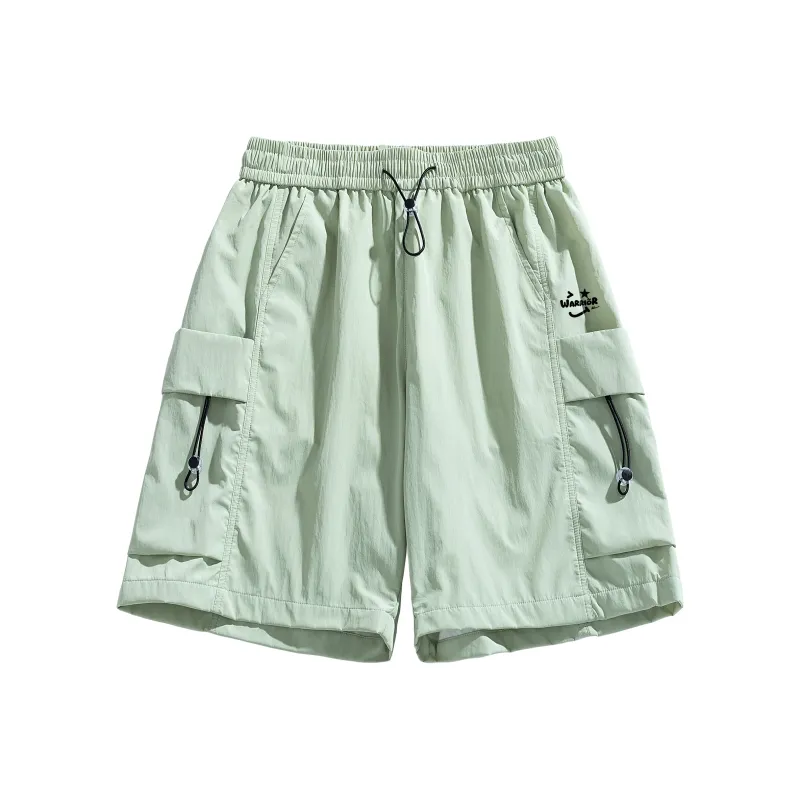 Warrior Huichao Riding The Wind Collection Cargo Shorts Unisex-5