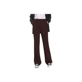 FORCEPULR Casual Pants Unisex Deep Red