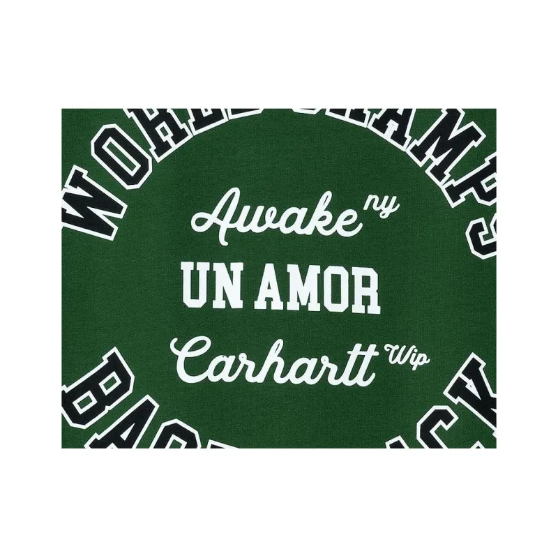 Awake Ny X Carhartt WIP Carhartt WIP X Awake NY T Shirts Unisex Green-2