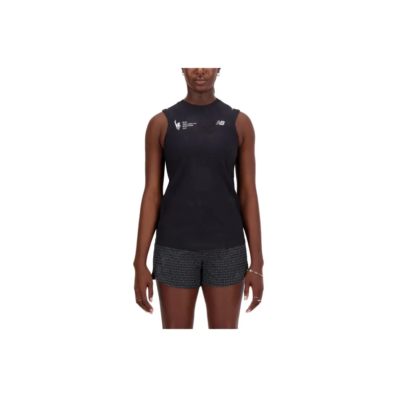 New Balance NYC Marathon Q Speed Tank Tops Women's Black-0