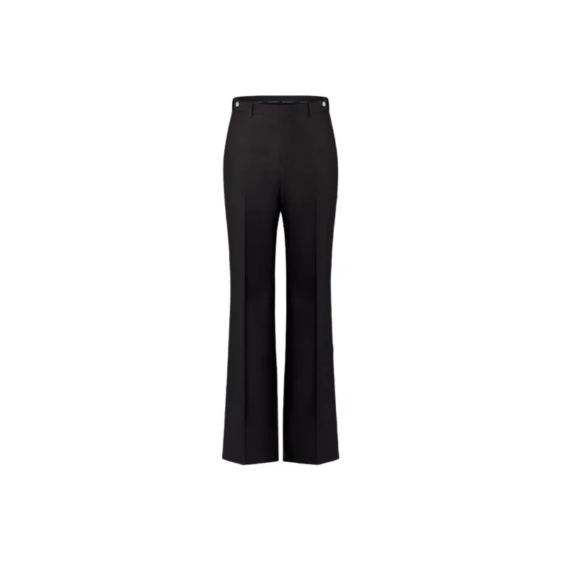 LOUIS VUITTON Flared Tailored Wool Pants Casual Pants Men's Black-0