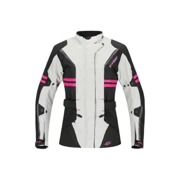 SWEEP Racing Suits / Motorcycle Suits Unisex Janet White Black Pink Top TJJAN-01