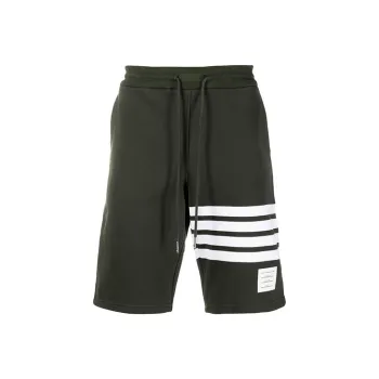 THOM BROWNE Sports Shorts Men Dark Green