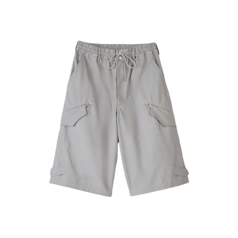 Y 3 Drawstring Cargo Shorts-0