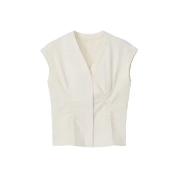 Katie Ermilio Tank Tops Women's Ecru