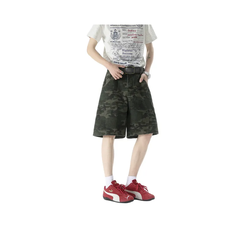 TESTUNG Essential For Summer. Workwear Style Shorts Unisex-27
