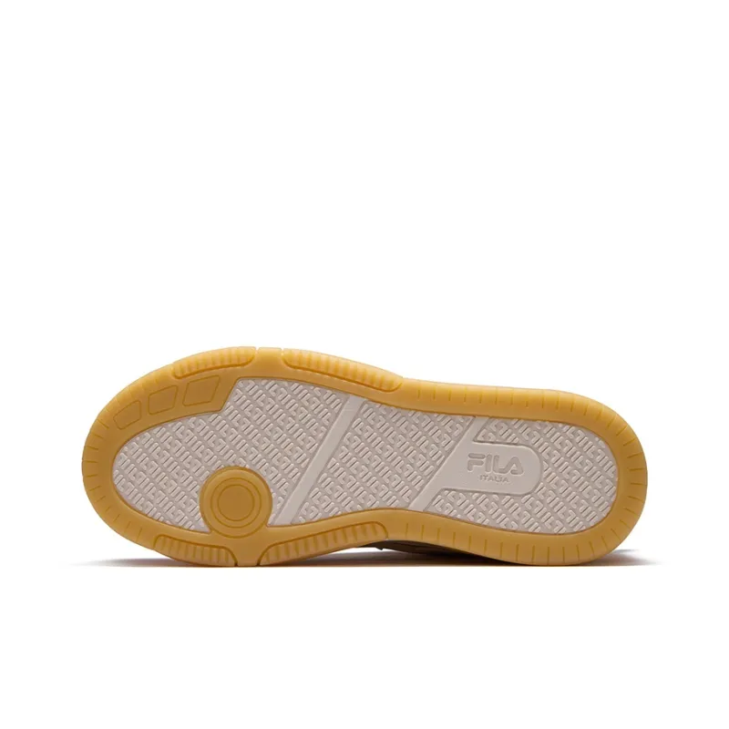FILA FUSION BANK III Lightweight And Breathable Low Top Skateboard Shoes Women's White Yellow Orange-7