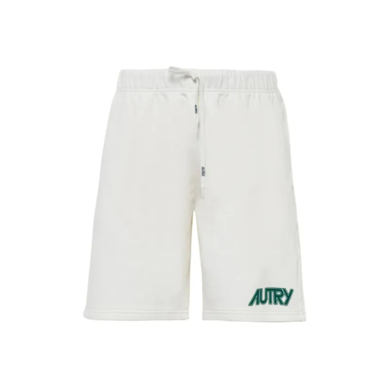 AUTRY Logo Stamp Drawstring Track Shorts-4