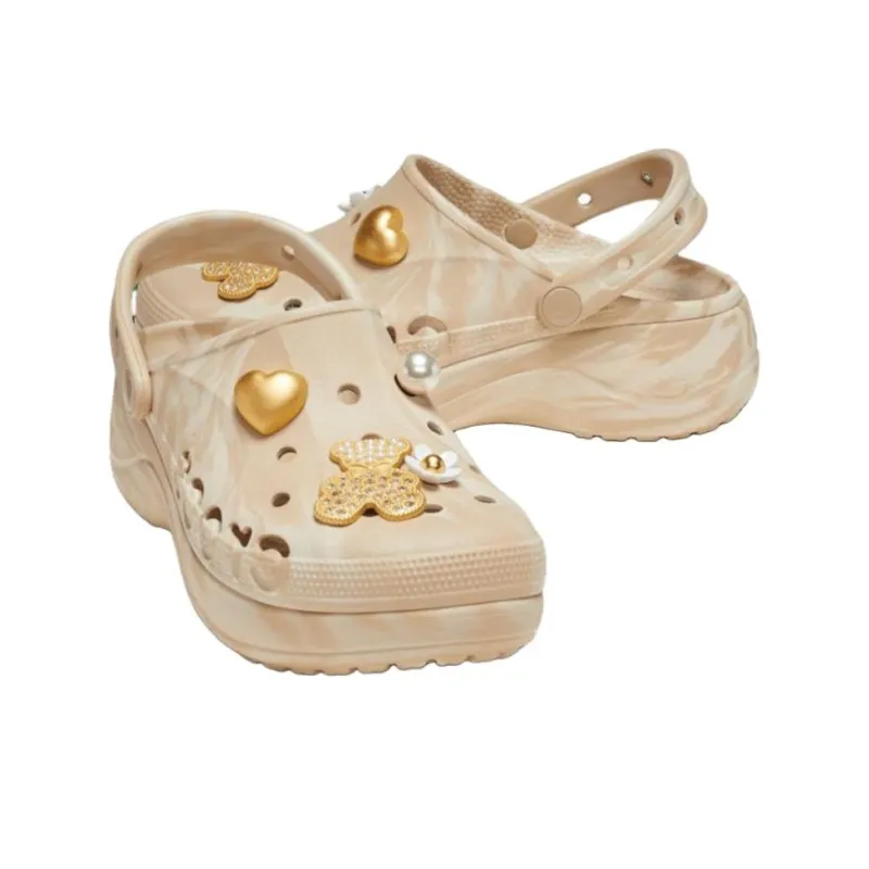 Crocs Baya Clog Clogs Women's Beige Pink-4