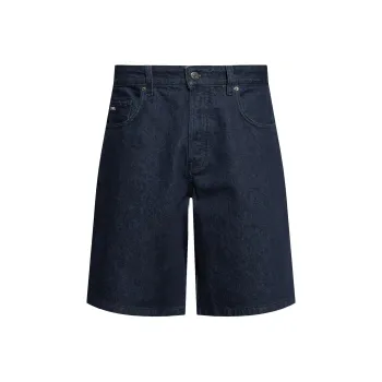 EMPORIO ARMANI Washed Denim Shorts