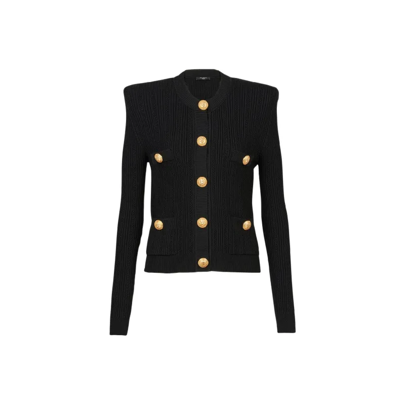 BALMAIN SS22 Knitwear Women's Black-0