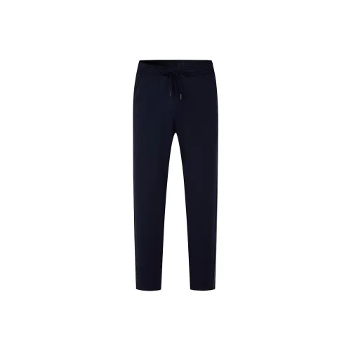 Cavalli Class Casual Pants Men's Navy Blue