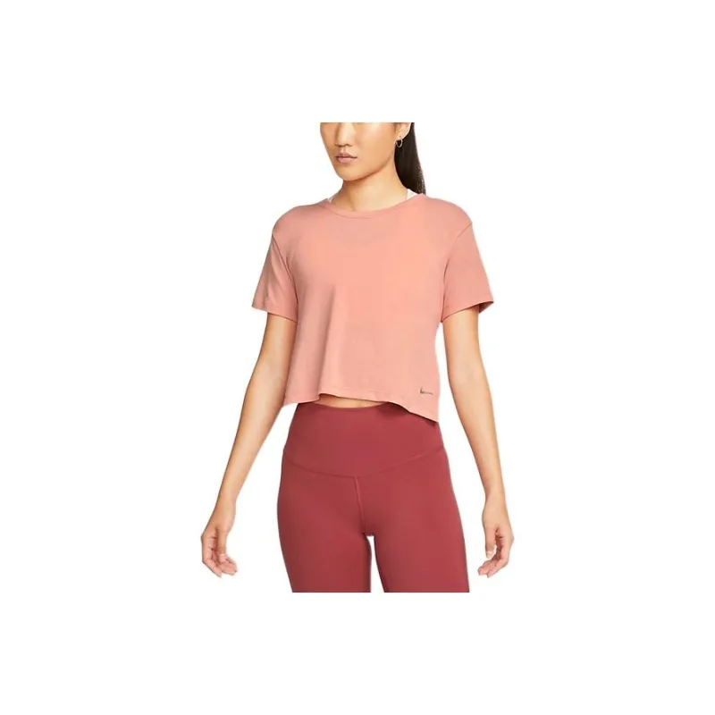 Nike Crop Tops Women's Pink-0