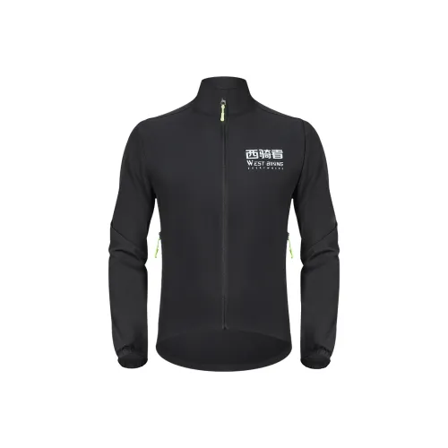 WEST BIKING 블랙 남녀공용 사이클 웨어
