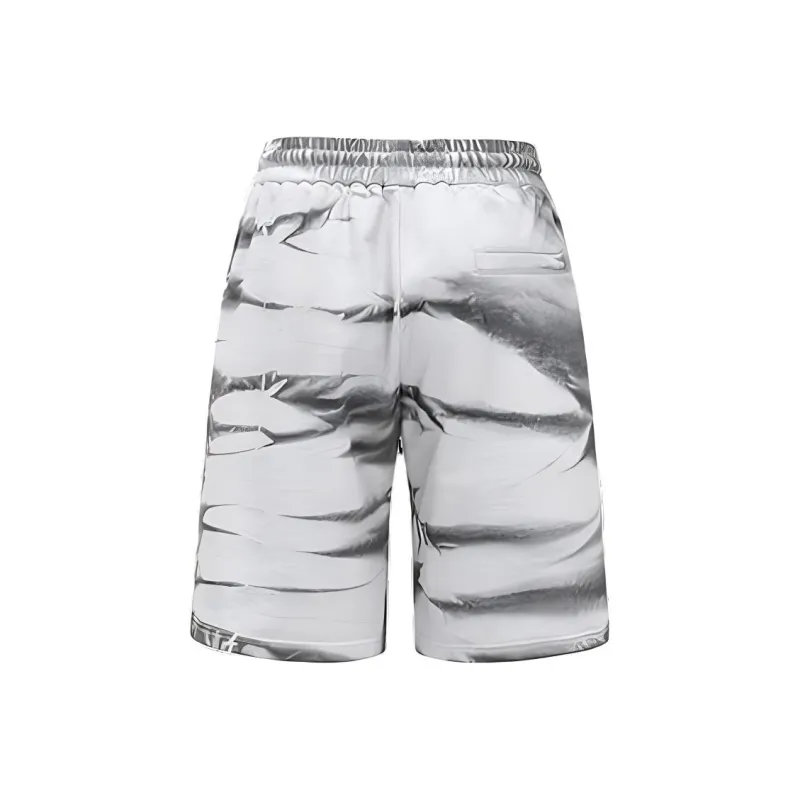 Feng Chen Wang Tie dye Track Shorts-0