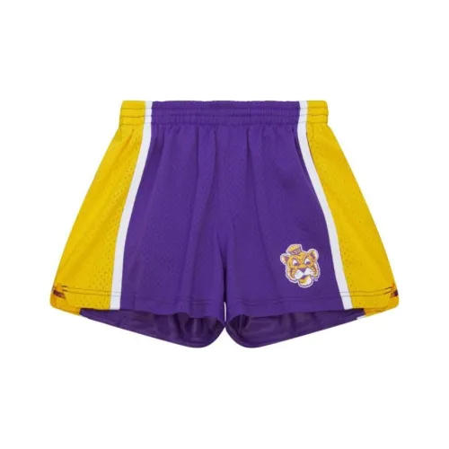 Mitchell Ness Casual Shorts Unisex Purple