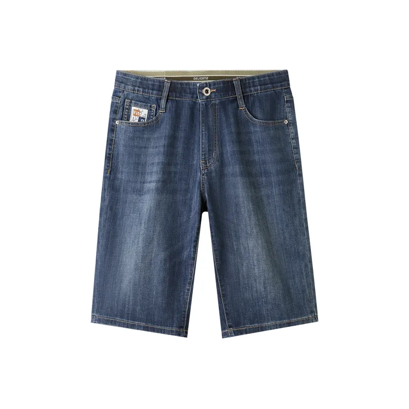HLA Denim Shorts Men's Denim Blue Transitional Color Medium 07-0