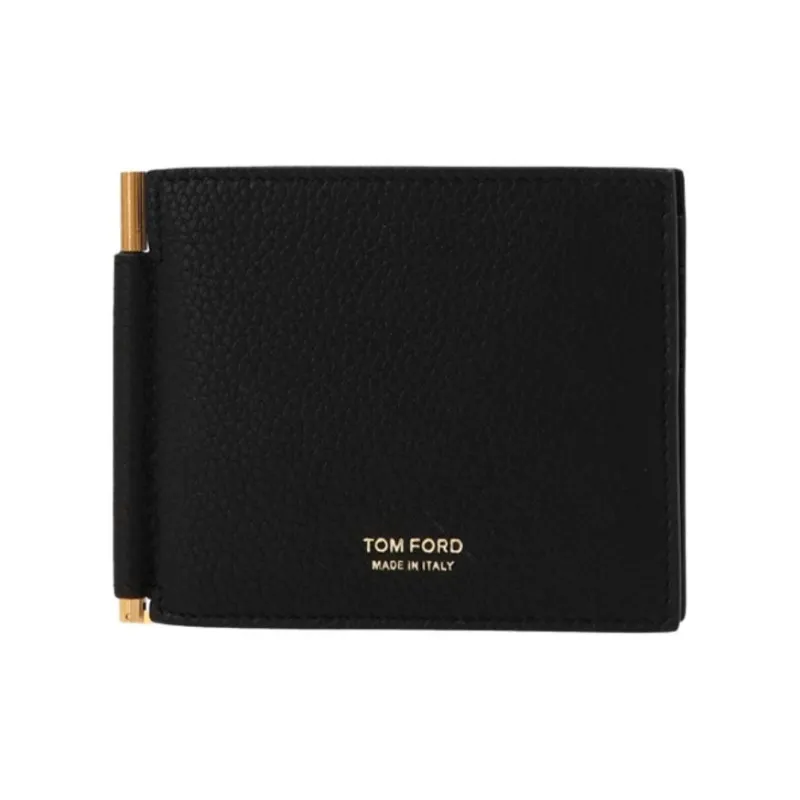 TOM FORD Leather Wallet Men's Black-0
