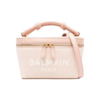 BALMAIN Shoulder Strap One Shoulder Handbag Women's Pink