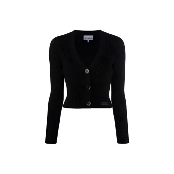 GANNI FW21 Slim Fit Knitwear Women's Black