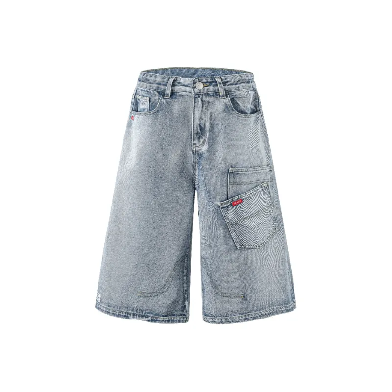 KEIRANDUN Denim Shorts Unisex-6