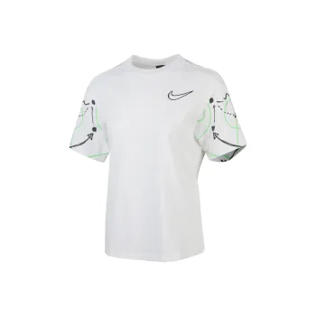 Nike Drop Shoulder Sleeve T Shirt Women's White