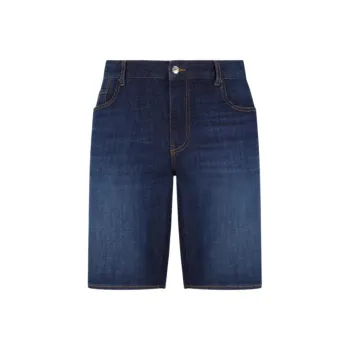 ARMANI EXCHANGEAE SS25 Denim Shorts Men's Dark Blue