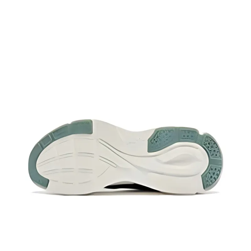 QIAODAN Get Rich Every Day Lightweight Height Increasing Coverage Low Top Casual Shoes Men's White Green-4