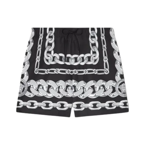 VERSACE Medusa Chains Printed Swim Shorts