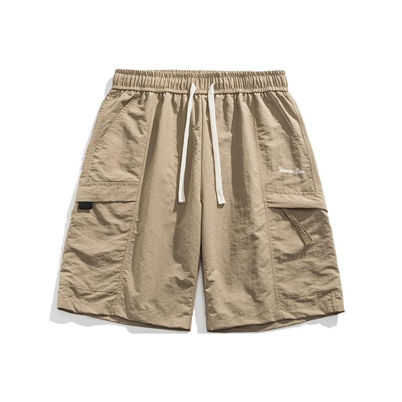 Warrior Huichao Riding The Wind Collection Cargo Shorts Unisex-5